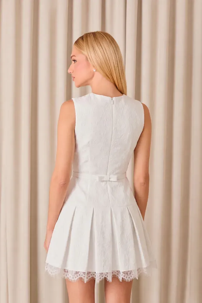 VESTIDO CURTO DAISY RENDA - foto 2